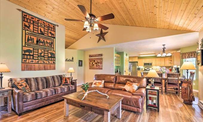 Star Valley Ranch House | Star Valley Ranch Home w/ Snowmobile Parking!