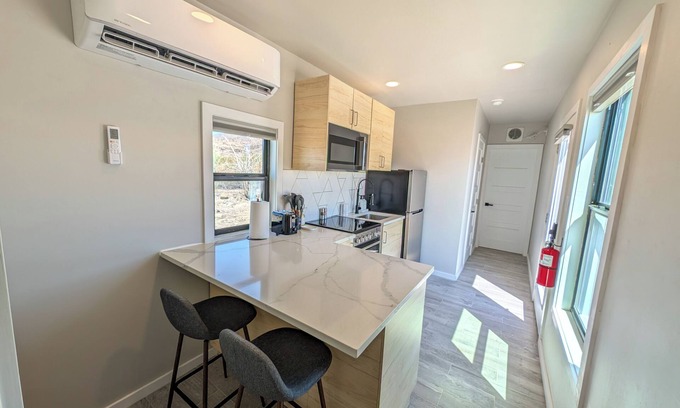 Study Butte-Terlingua Apartment | Stardust Big Bend Container Home