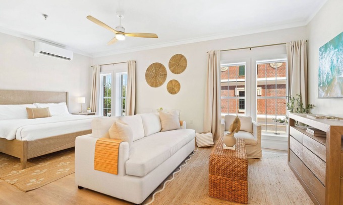 Seacrest Beach Condo | Stay on 30A: Shop House Studio, Private Beach!