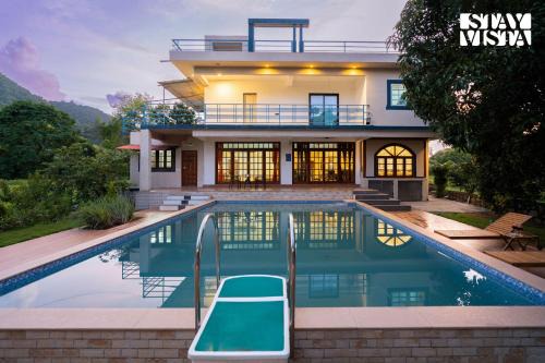 Alibaug Villa | StayVista at FarmVille with Mountain View, Pool