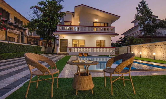 Kune N.m. Villa | StayVista's Brookvale Cottage - Dive into tranquility with pool view and gazebo