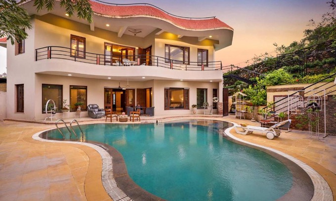 Udaipur Villa | StayVista's Prakriti Farms with Outdoor Pool, Complimentary Breakfast