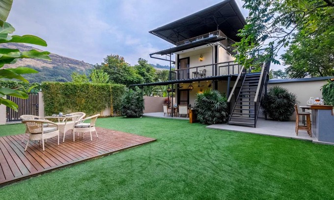 Kune Village Villa | StayVista's The Annex - Cozy Retreat with Inviting Rooms and a Private Plunge Pool