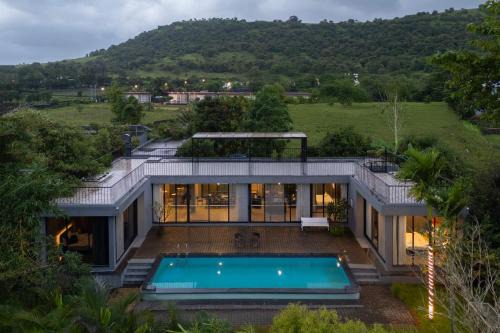 Gangavhare Villa | StayVista's Villa Meer - Lakeview Villa with Spacious Pool & Terrace for Stargazing
