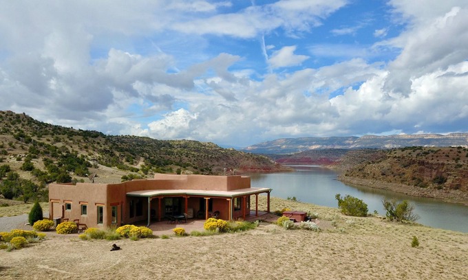 Youngsville House | Stellar, Southwest, Luxury home. Extraordinary location on Abiquiu Lake