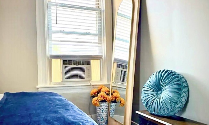 Pawtucket Apartment | Step into a serene stay where electric charm meets cozy coastal tranquility.