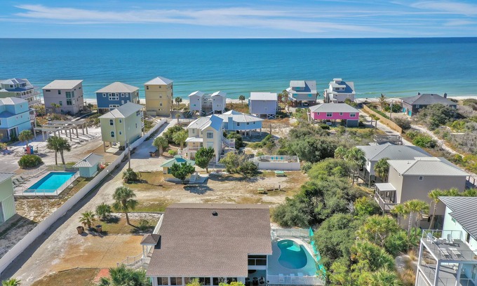 Cape San Blas House | Steps from Cape San Blas, Pet Friendly with Great Views ~ Cape Haus