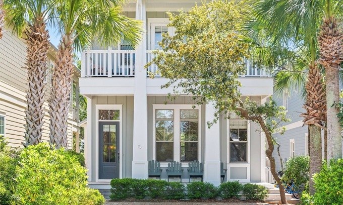 Seacrest Beach House | Steps from Rosemary & Seacrest Town Square | 2 Bikes | Beach + 12,000 sqft Pool