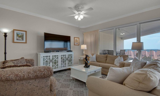 Four Mile Village Condo | Steps from the beach! Pool, Pickleball, and Tennis Courts!