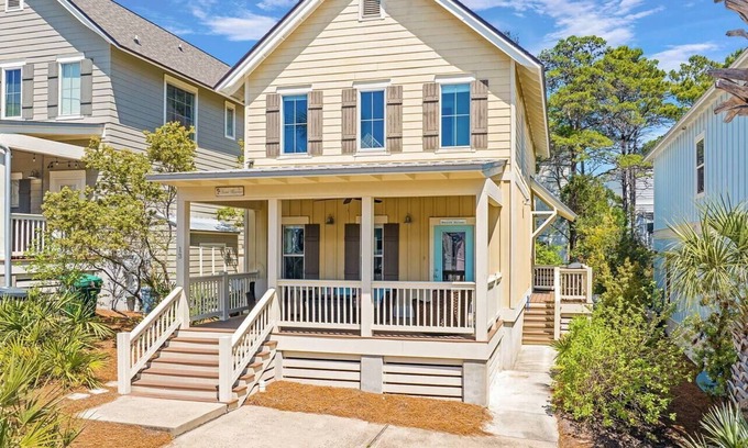 Dune Allen Beach House | Steps to Pool & Beach on Magical