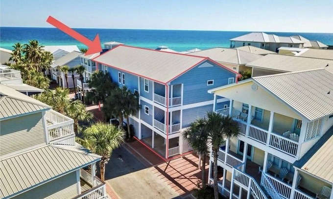 Seashore Village House | Steps to Private Beach - Private Heated Pool - 30A - Near Seaside - Sleeps 27