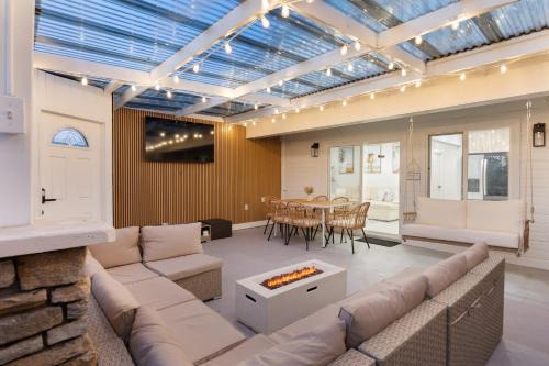 Sunset Beach House | Steps to the Beach Firepit Patio Long-Term Sunset Beach Stay Coastal Cove