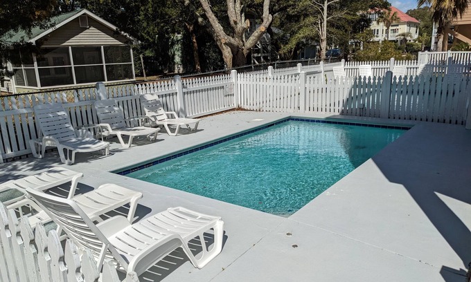 Garden City House | Steps To the Beach & Your Own Private Pool!