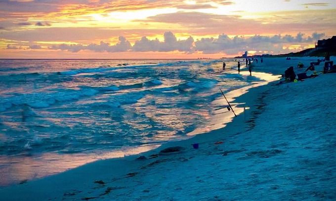 Seagrove Beach Condo | Steps To The Beach (Private) | Sunset Views!
