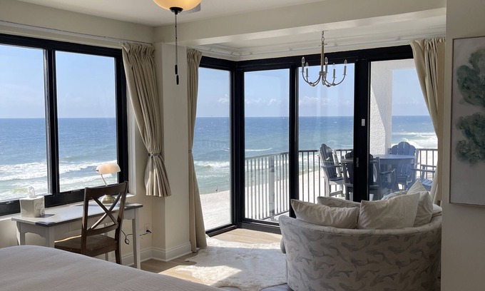 Orange Beach East Condo | STEPS TO THE BEACH! Upscale furnishings & decor etc. .