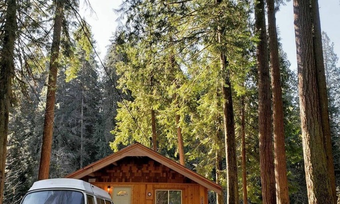 Lime Kiln Cabin | Steven's River Cabin - hot tub-beach-fireplace