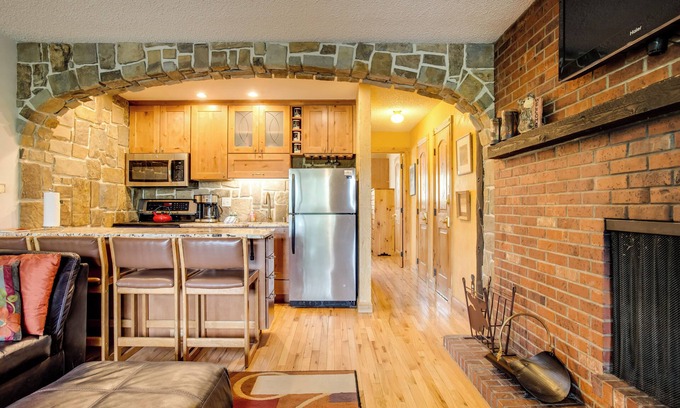 Rendezvous Condo | Stone Arch Condo on Fraser River in Winter Park!