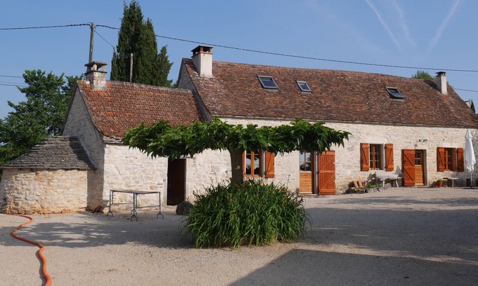 Saint-Martin-Labouval Other | Stone cottage close to Saint Cirq Lapopie with pool and WIFI