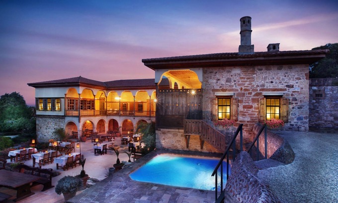 Datca Apartment | Stone House Deluxe Room - Kocaev-Mehmet Ali Aga Mansion