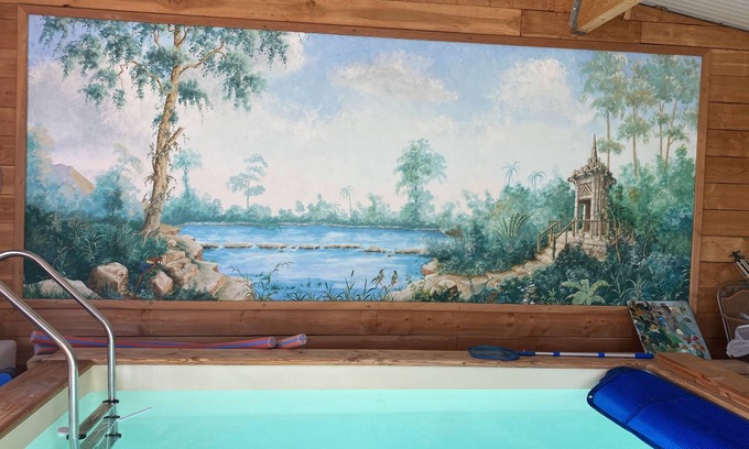 Bretteville-sur-Ay House | Stone house with indoor pool near the sea.