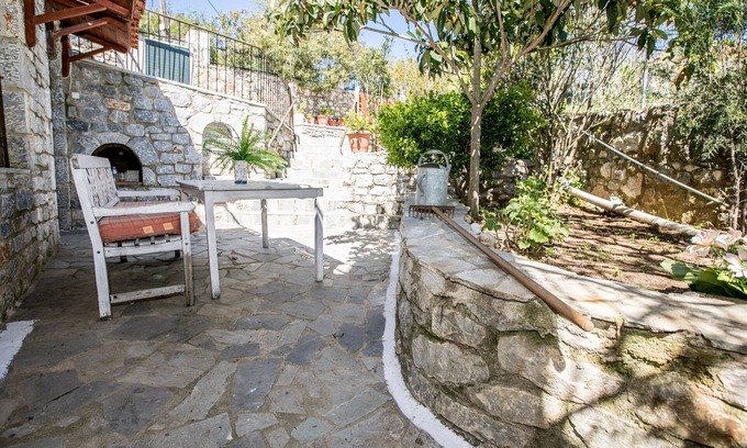 East Mani House | Stone House in Mountain-Top Mani Village Drosopigi