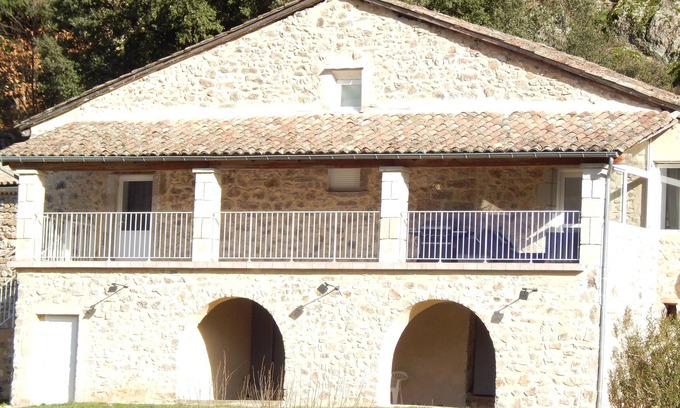 Fabras House | Stone house panoramic view of the Ladenne peak and the tanargue massif