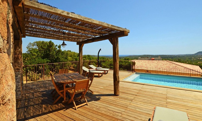 Pinarellu House | STONE HOUSE Sea view Private/heated pool U Pagliaghju