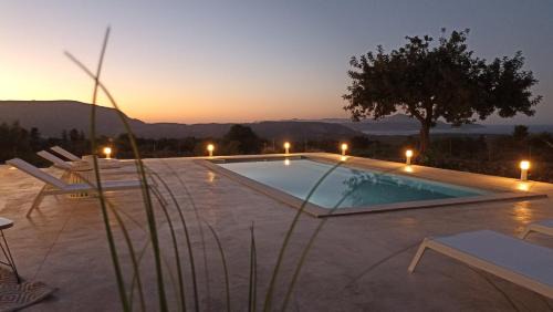 Apokoronas Villa | Stone villa Halepa panoramic view, private pool,big garden & quiet