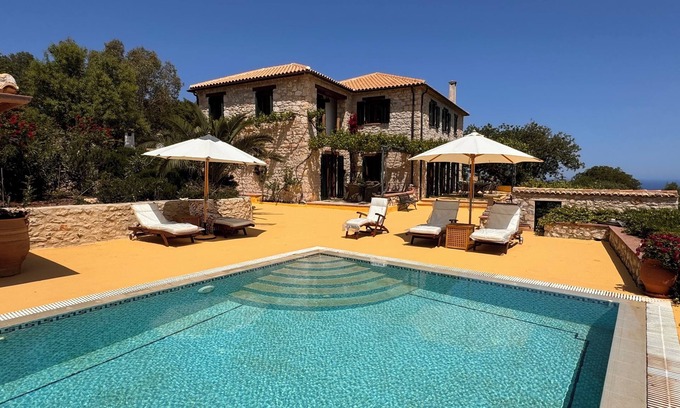 Korithi Villa | Stone Villa With Private Pool And Sea Views. EOT registered 0428K10000444201