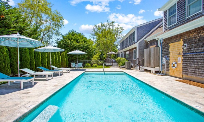 Chatham House | Stones Throw: 052-CS Alluring Chatham in-town home with pool, walk to it all