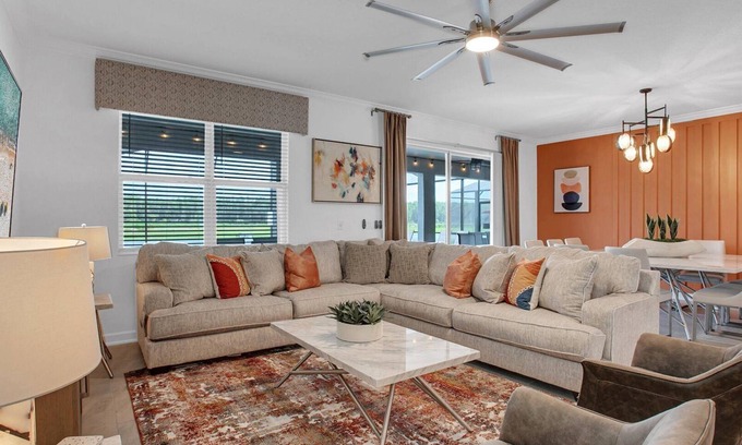Kissimmee House | Storey Lake Resort 7 Bedroom Home with Game Room+Pool