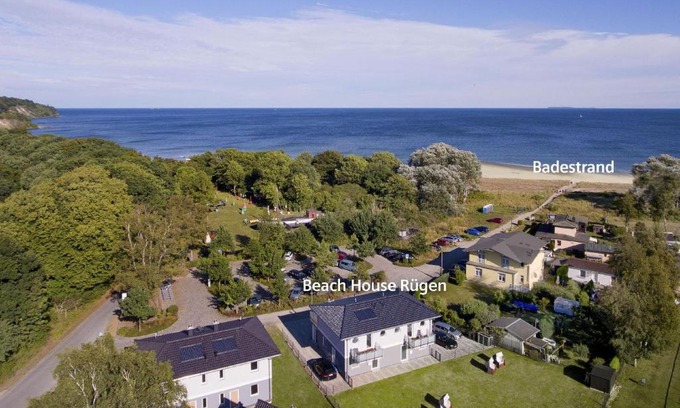 Gohren House | strandnah, Balkon, Meerblick, Sauna, gratis Nutzung vom AHOI Erlebnisbad und Sauna in Sellin - Beach House Palstek