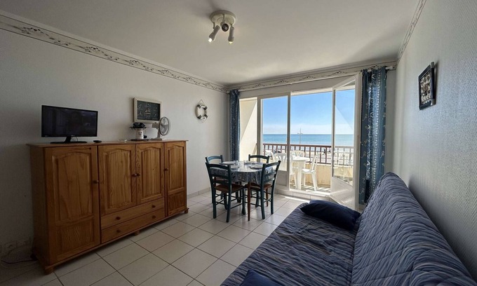 Saint-Jean-de-Monts Apartment | Studio 4 ppl with balcony, parking, linen included