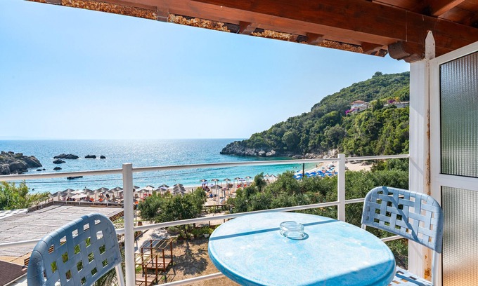 Parga Apartment | Studio Apartment 'Alex Bar Apartment 9' with Sea View, Wi-Fi and Air Conditioning