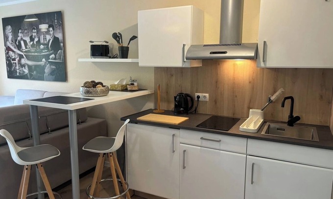 Bayreuth Apartment | Studio Apartment 'City Apartment' with Balcony and Wi-Fi