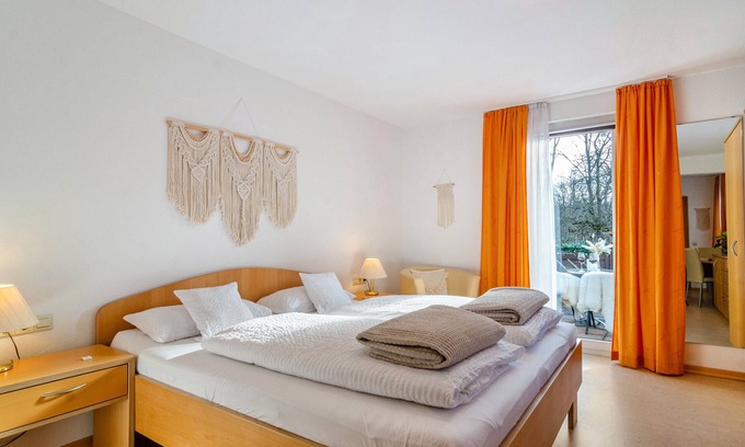 Bad Duerrheim Apartment | Studio Apartment 'No. 5' with Balcony, Shared Garden and Wi-Fi