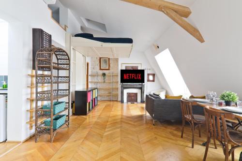 5th Arrondissement Apartment | Studio Appartement Quartier Panthéon 3 Free Netflix