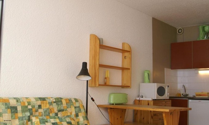Prapoutel Apartment | Studio au pied des pistes avec balcon et casier à skis - FR-1-557-86