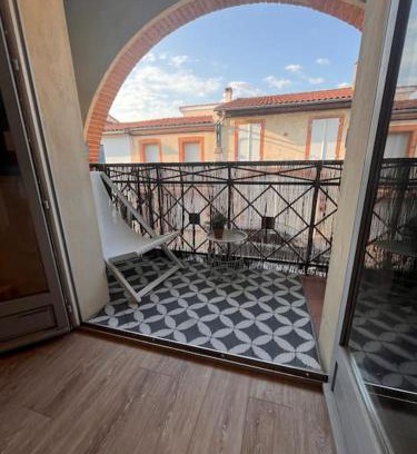 Colomiers Apartment | Studio avec balcon