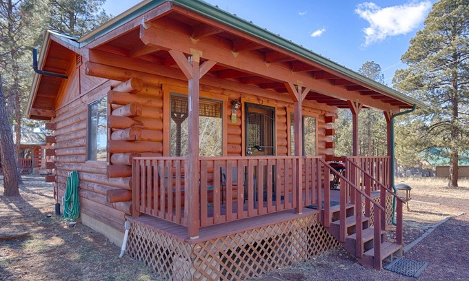 Overgaard Cabin | Studio Cabin with full bathroom and kitchenette