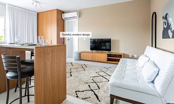 Ingleses do Rio Vermelho House | Studio completo a passos da praia | Ingleses