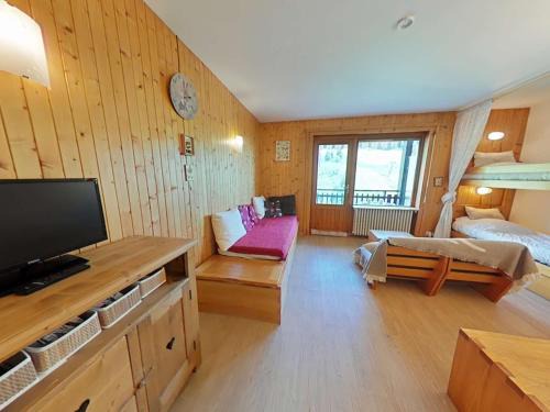 Le Grand-Bornand Apartment | Studio confortable avec balcon près des pistes - FR-1-241-116