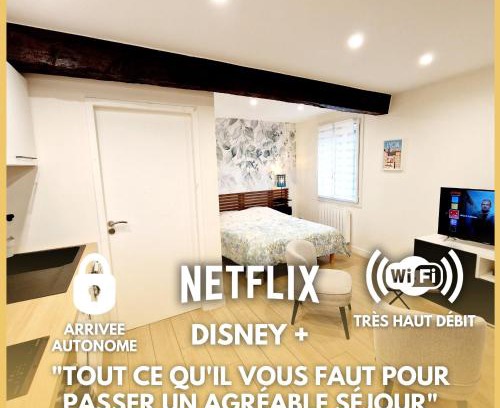Cailloux-sur-Fontaines Apartment | Studio cosy à Cailloux Proche Lyon & nature