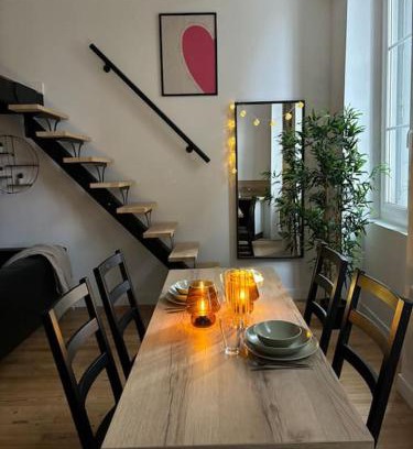 Saint-Roch - Badouillere - Chavanelle Apartment | Studio cosy au cœur de ville, mezzanine -203-