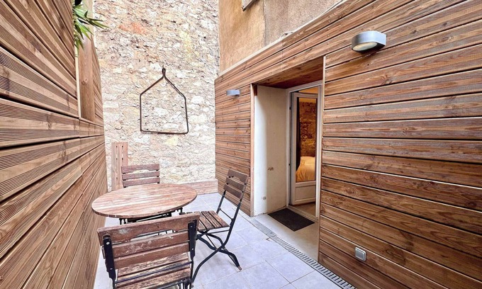 Le Suquet Apartment | Studio de charme avec terrasse au Suquet