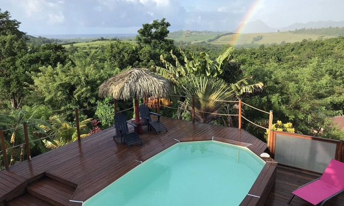 Sainte-Luce Apartment | Studio Frégate, in the heart of the Caribbean, sea view and pool, Ste Luce