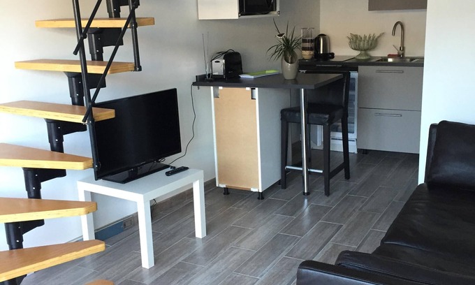 Deuil-la-Barre Apartment | Studio furnished new modern and bright near Paris