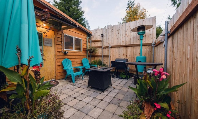 Port Angeles Apartment | Studio - Handcrafted Studio with Patio Near Olympic National Park