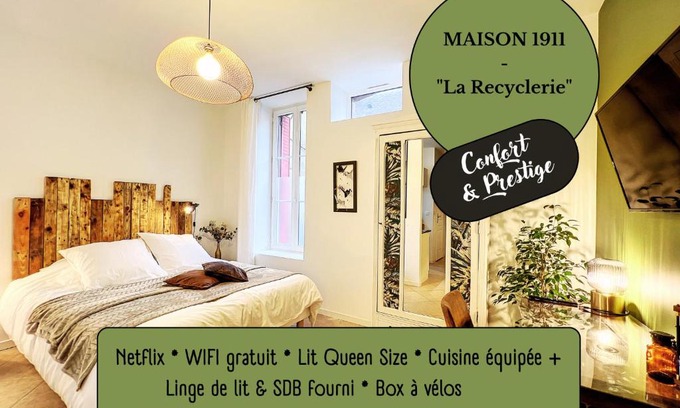 Gien Apartment | Studio LA RECYCLERIE - Maison 1911 - confort & prestige