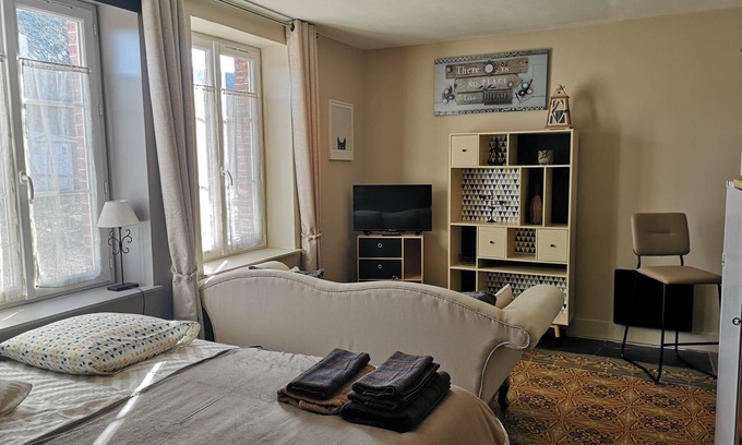 Criquebeuf-en-Caux Apartment | Studio "Le Haut des falaises